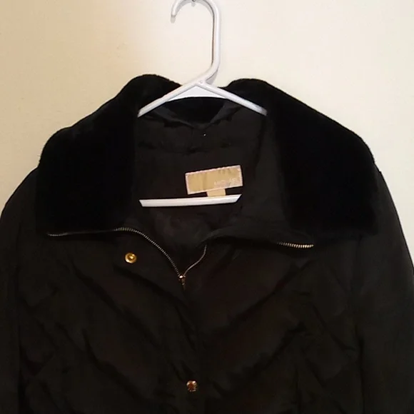 Michael Kors Faux Fur Collar Puffer Coat - Picture 3 of 10